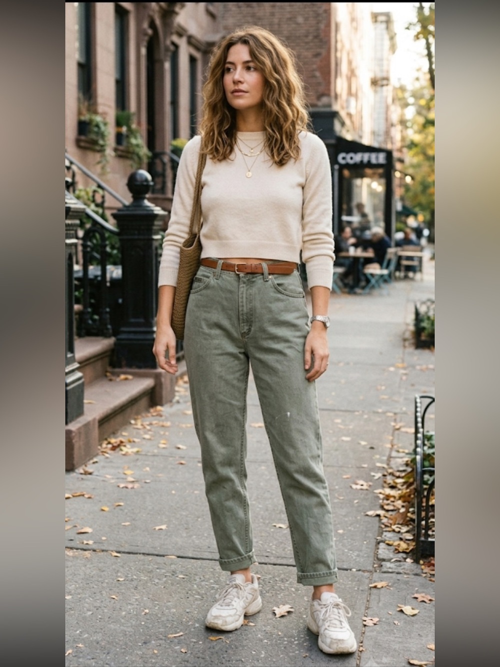 Vintage Lee High Waist Tapered Leg Olive Green Jeans Mom Denim 28 90s Y2K